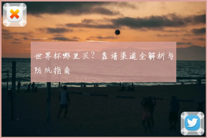 世界杯哪里买?靠谱渠道全解析与防坑指南