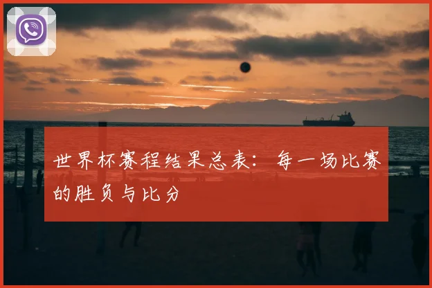 世界杯赛程结果总表：每一场比赛的胜负与比分