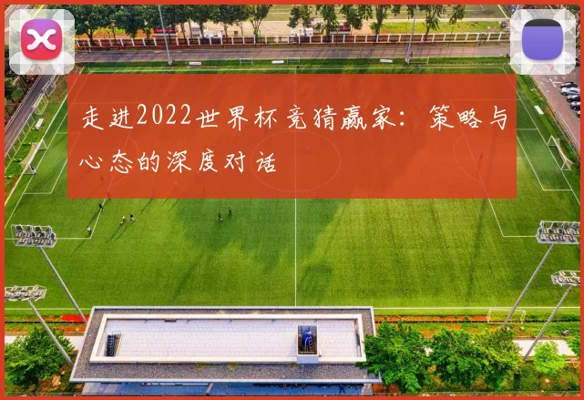 走进2022世界杯竞猜赢家：策略与心态的深度对话